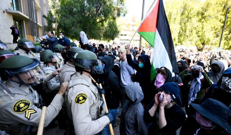 us campus protest gaza war